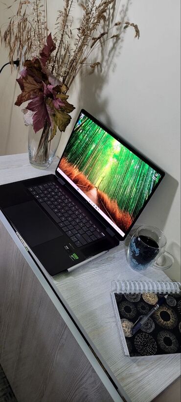 мониторы dvi: Ноутбук, HP, 32 ГБ ОЭТ, Intel Core i7, 16 ", Колдонулган, эс тутум NVMe SSD