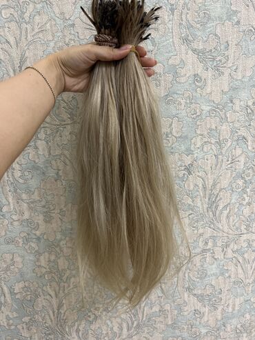 природная мягкая капсула из лецитина: Волосы Блонд Качество Люкс Состояние отличное 50см Очень объёмные и