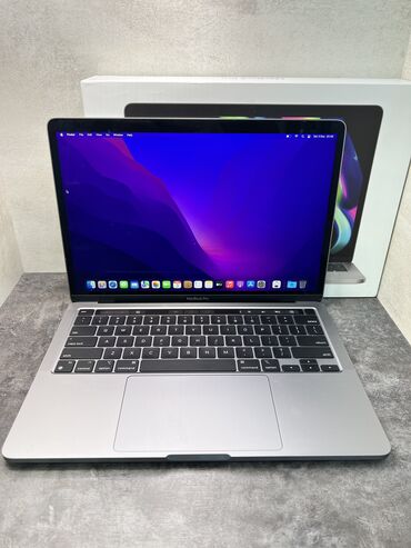 Другие аксессуары для компьютеров и ноутбуков: Ноутбук, Apple, 8 ГБ ОЗУ, Apple M1, 13.3 ", Новый, Для работы, учебы, память SSD