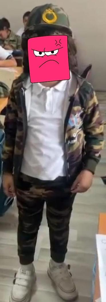dest geyimler: Uşaq üçün kamuflyaj dəsti - 3 parça: kapüşonlu fermuarlı jaket — 4