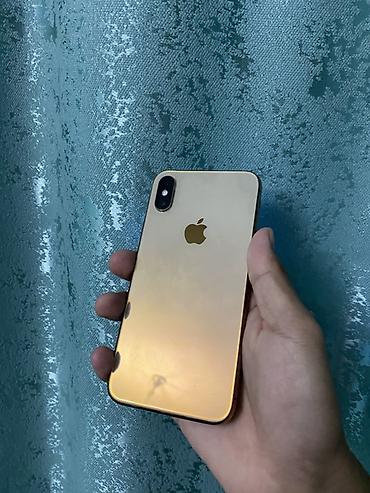 apple xs: IPhone Xs, Б/у, 64 ГБ, Золотой, Кабель, 100 % — 1