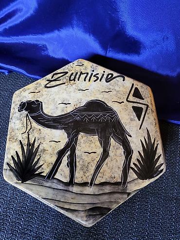 sustikla: Postolje Tunis,vintaz univetzalno,rucno oslikano,pa glazirano — 5