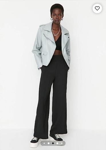 oversize şalvar: Şalvar, Trendyolmilla, S, rəng - Qara — 2