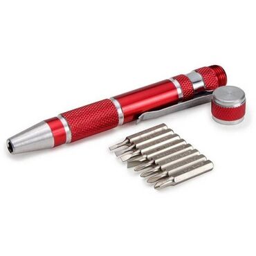 ремонт магнитолы бишкек: Отвертка со сменными битами в виде ручки, 8 в 1. Практичная отвертка