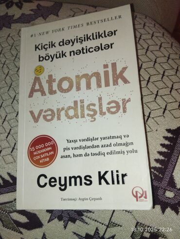 нолдон башталган миллион pdf: Məhsul: Kitab – “Atomik vərdişlər” (Ceyms Klir) Dil: Azərbaycan dili