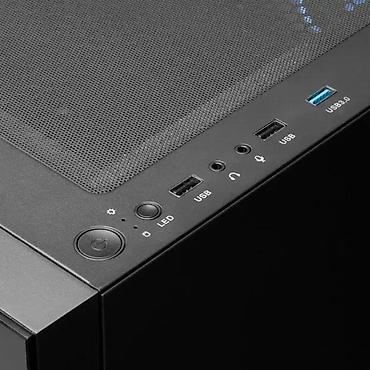Ostali kompjuterski delovi: GAMDIAS mid‑tower ATX kućište sa staklenim prednjim panelom i RGB - — 3