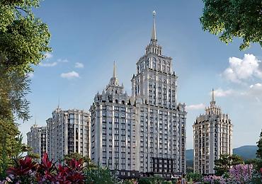 квартиры в москве: 4 комнаты, 165 м², Асанбай мкр Элитка, 15 этаж, ПСО (под самоотделку) — 1