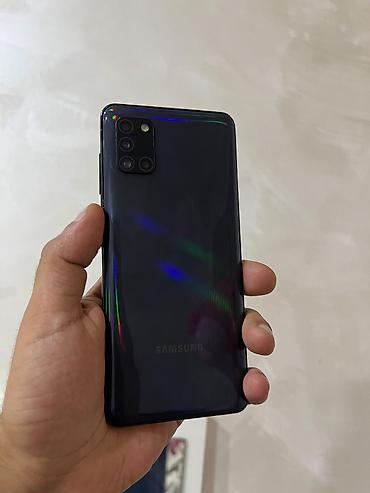 samsung telifon: Samsung Galaxy A31, 64 GB, rəng - Mavi, Sensor — 10