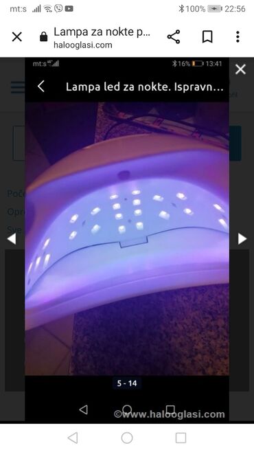 UV i LED lampe za nokte: Lampa led za nokte na dide lepa očuvana kao nova 
 Mirjevo — 8