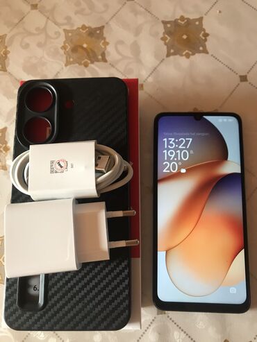 nodizz npad 16: Redmi 13C, 128 GB, rəng - Qara, Sensor, Barmaq izi, İki sim kartlı