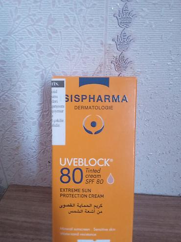 spf krem: Sispharma Uveblock 80 Tinted Cream – SPF 80 günəşdən qoruyucu krem - — 2