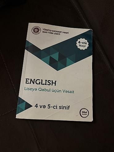 Məhsul: “ENGLISH – Liseyə Qəbul üçün Vəsait” (4 və 5-ci sinif) lalafo.az -da Məhsul: “ENGLISH – Liseyə Qəbul üçün Vəsait” (4 və 5-ci sinif)