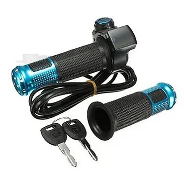 moto velo: Elektrik velosipedində sürəti nizamlamaq üçün əl tutacağı. Qulpu — 3