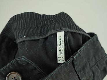 czarne spodnie cargo stradivarius: Stradivarius, Spodnie materiałowe damskie, rozmiar M — 4
