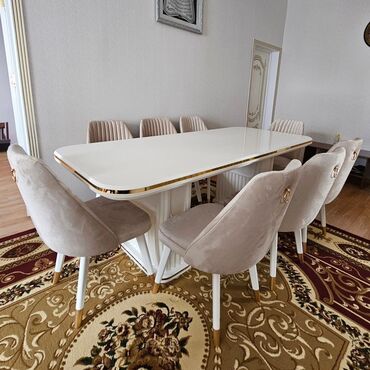 Masa və oturacaq dəstləri: Qonaq otağı üçün, Yeni, Dördbucaq masa — 9