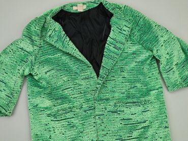 zielone bluzki damskie: Płaszcz Damski, H&M, L, stan - Bardzo dobry