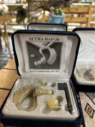 Eşitmə cihazları: Məhsul: Qulaq arxası eşitmə cihazı – Acura HAP-20 Xüsusiyyətlər: -