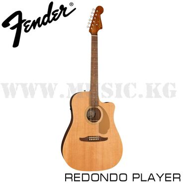 эл гитара в Кыргызстан | ГИТАРЫ: Электроакустическая гитара Fender Redondo Player Natural Fender