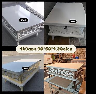 Düz masa, Açılan, Təkərsiz, Parlaq laminat