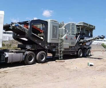 трейлер дом на колесах: Мобильный дробильно‑сортировочный комплекс на колесном шасси. 120 тонн