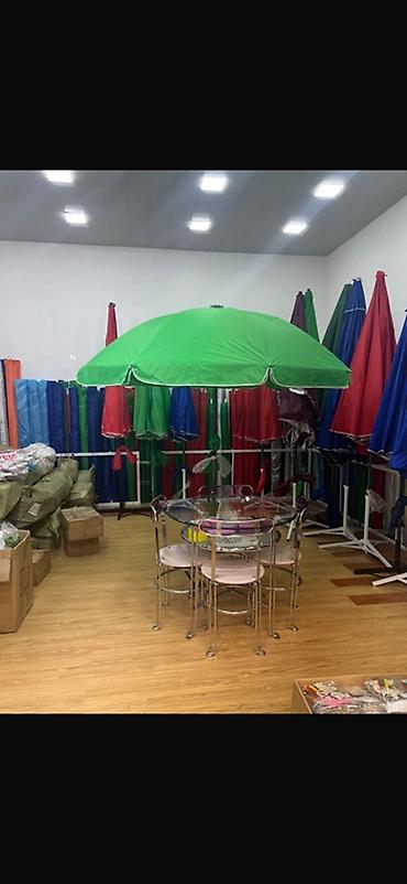зонт большой пляжный: Kafe, həyət və bağ üçün böyük diametrli günlük çətir - Növ — 3