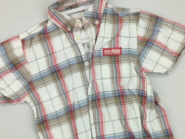 Shirts: Shirt 5-6 years, condition - Very good, pattern - Cell, color - White