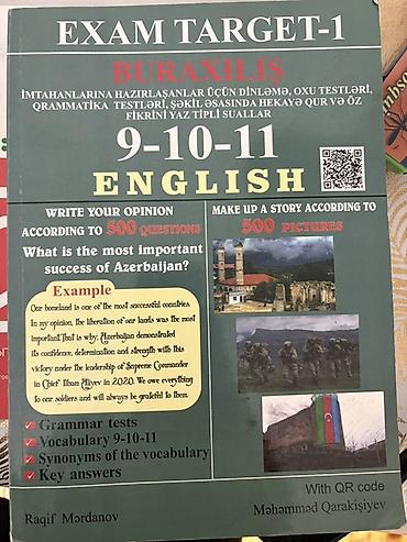 “EXAM TARGET-1: Buraxılış – English (9-10-11)” Xüsusiyyətlər: - 9
