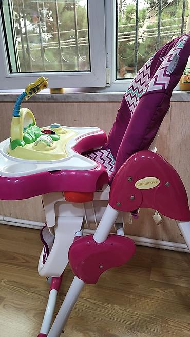 Yemək masaları, oturacaqları: Yemek stolu mamalove firmasi. Temiz ve seliqeli iwlenib, siniqi qiriqi — 4