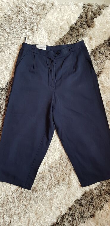 teget lanene pantalone: M (EU 38), Viscose