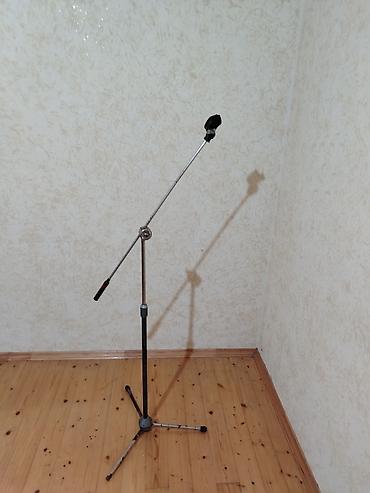 mikrofon tutucu: Mikrofon üçün tənzimlənən tripod dayağı - Material: metal — 3
