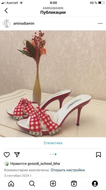 İnformatika: Dolce & Gabbana, Ölçü: 37, rəng - Qırmızı, Yeni