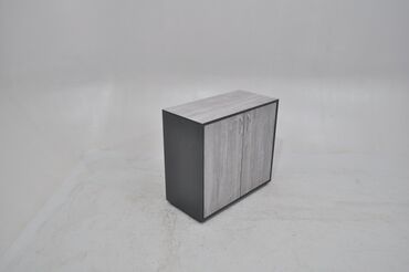 варианты прикроватных тумбочек: Тумба для вещей и одежды, Без зеркала, ЛДСП, цвет - Серый