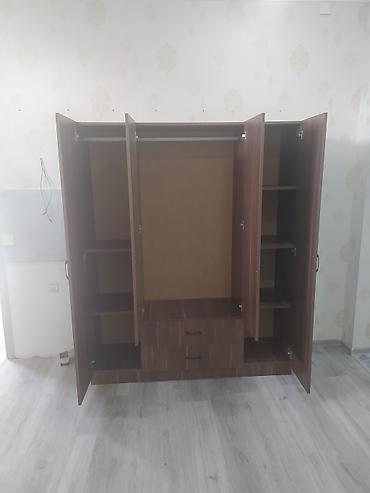 Dolablar: Yeni, 4 qapılı, Siyirməli, Qəhvəyi, Açılan, Düz dolab — 2