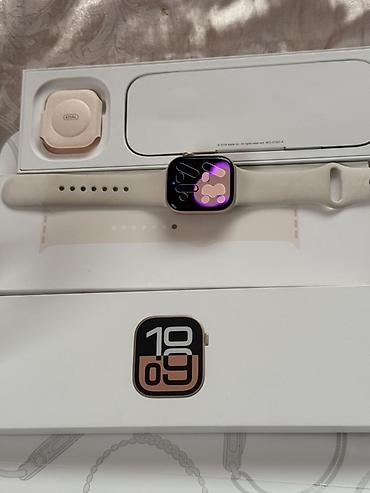 Apple Watch: Apple Watch Series 10, 42 мм, алюминий цвет «Rose gold» с ремешком — 1