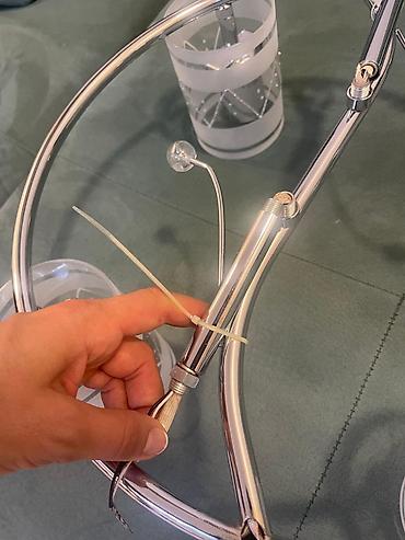 mini led: Çılçıraq, 4 lampa, Metal — 3