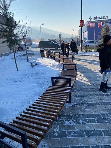 Скамейки: Скамейка Металл, Со спинкой — 13