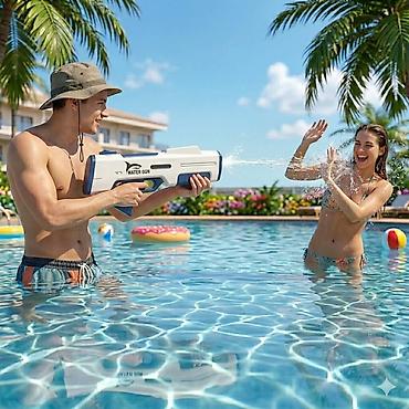 игра: Электрический водяной пистолет WATER GUN - Электропривод — 2