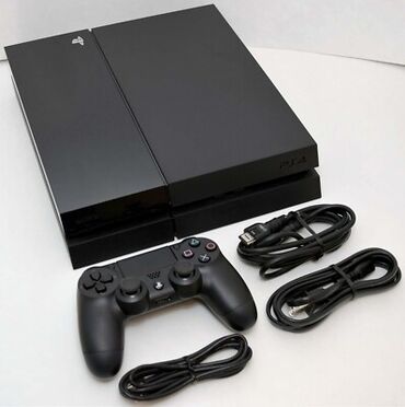 rəsmi 14 c: Salam PlayStation 4 fat satilir üstündə 2eded joystick 6eded oyun ve