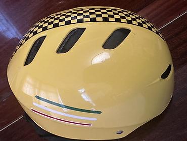 детские шлемы для скейтборда: Scuderia Ferrari velosiped/skuter dəbilqəsi – sarı rəng.Unisex FAH-50 — 5