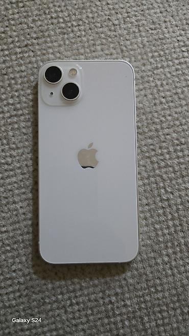 apple 5s iphone: IPhone 13, Б/у, 256 ГБ, Белый, Чехол, Коробка, 75 % — 1