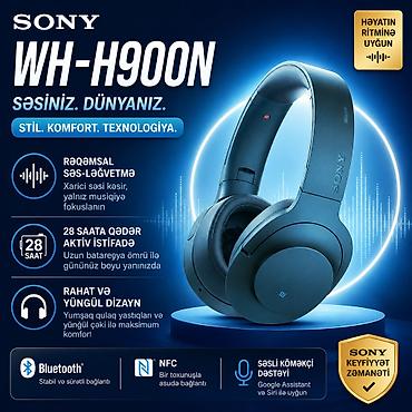 İşlənmiş Simsiz (Bluetooth) Qulaqcıqlar, Sony, rəng - Mavi