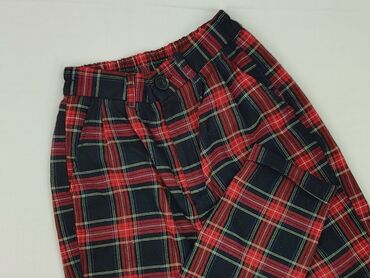 Bershka, Material trousers for women, XS (EU 34)