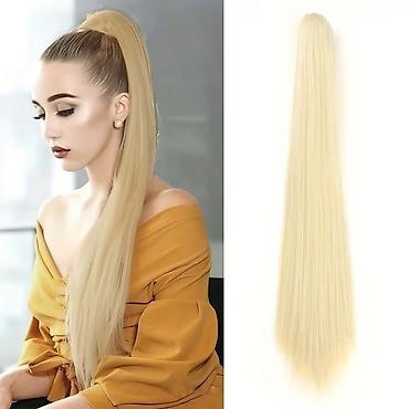Perike i klipse: Ekstenzija rep (clip-in) – duga talasasta kosa - Tip: sintetička — 26
