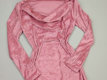 różowa sukienki długa: Sukienka, S, stan - Dobry
