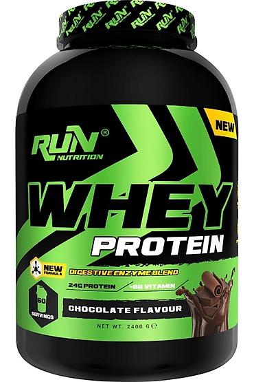 спорт: RUN Nutrition Whey Protein – Şokolad dadı %75 Faizi Doludu - Yeni — 1