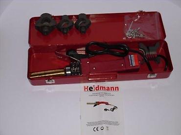 Aparati za zavarivanje: PP-R aparat za zavarivanje/plastifikovanje cevi – Heidmann Opis: - — 12