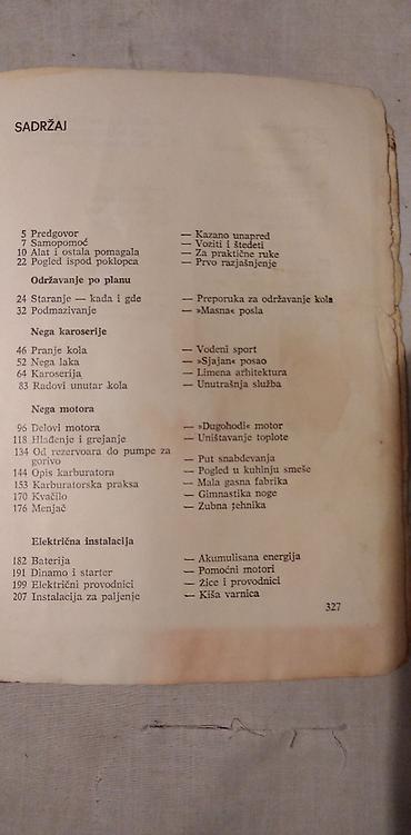 dozvola: Tehnicka knjiga: Reno 4 i 4L,1977, 327 str. malo ostecene korice,cena — 9