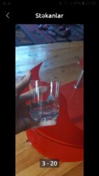 Stəkanlar: Stəkanlar, Şüşə, 200 ml — 3