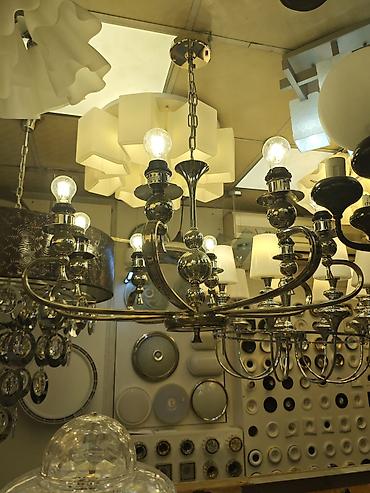 omid cilcıraq: Çılçıraq, 8 lampa, Metal — 2