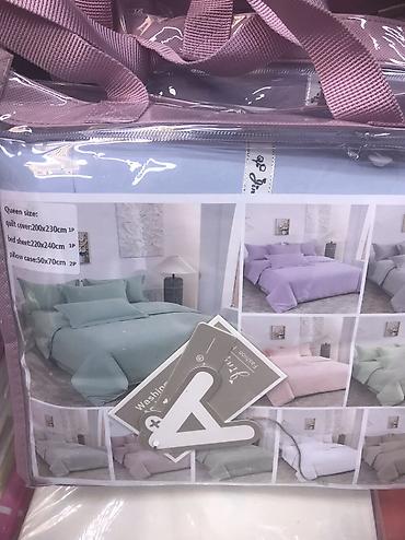 Комплекты постельного белья: Постельное бельё 100% хлопок, постельное бельё, наволочки пара 300сом — 29